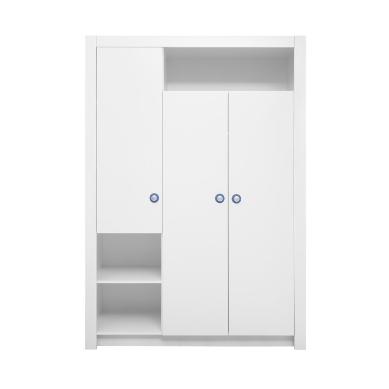 3 Door Solid Wood Wardrobe