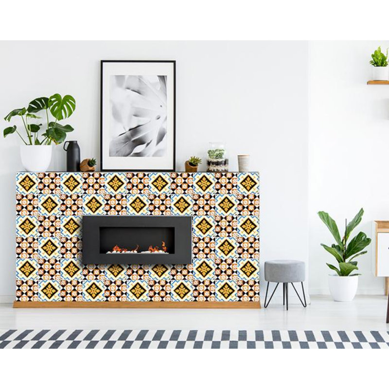 Adhésif décoratif carreaux, 5 po x 5 po