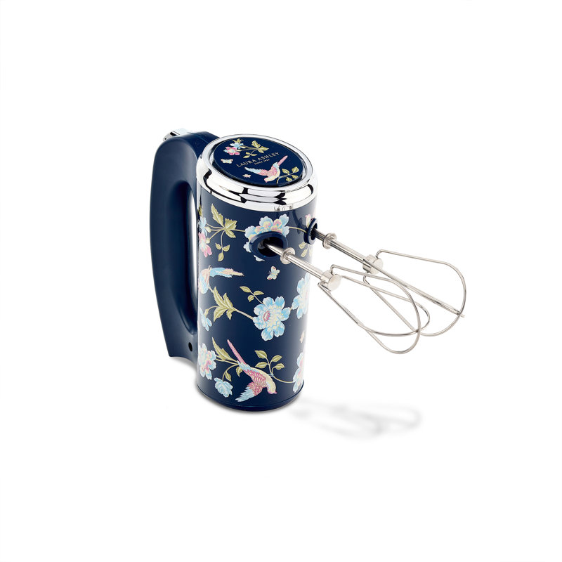 VQ Laura Ashley 5-speed 300-watt Hand Mixer, Elveden Navy