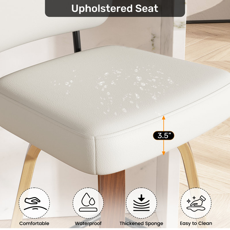 Counter Stool, Beige, 6
