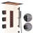 Rodeo 28"Lx16"W Flush Mounted 5-Function Thermostatic Complete Shower System with LED and Bluetooth Music-105527137