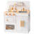 Wooden Kids Play Kitchen Set with Pizza Oven, Accessories & Cookware