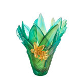 Tressage Handmade Crystal Table Vase
