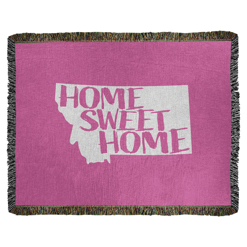 Jeté en coton montana doux, 50 po x 60 po, Rose