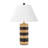 Shea 25 Inch Light Brown/Dark Brown Resin Table Lamp