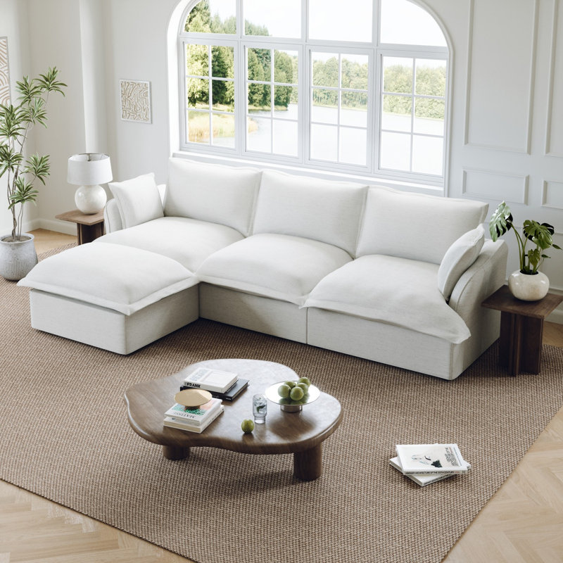 Canapé 114 po Cloud, H 36,5 po x l 114 po x P 71 po