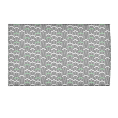 Chenille Chevron Indoor Rug