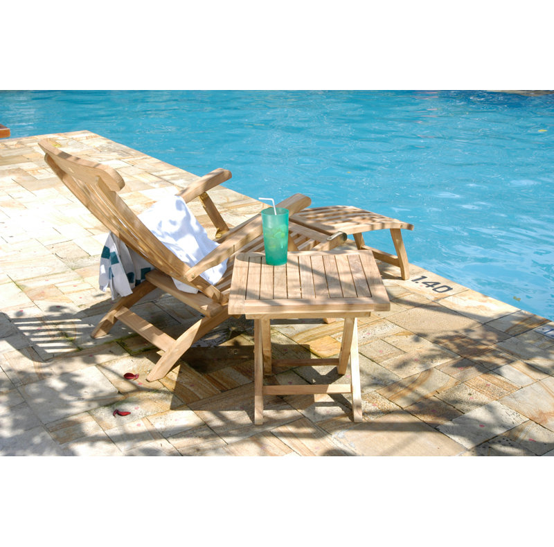 Titanic Outdoor Teak Chaise Lounge