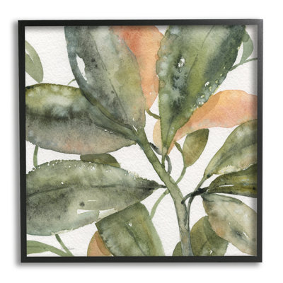 Au-665-Giclée, oiseau du paradis, plante, feuilles, peinture