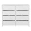 Commode 8 tiroirs avec grands tiroirs en tissu, blanc-1076878712