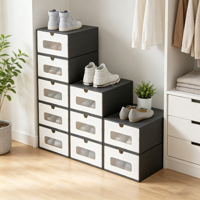 Shoe Storage, Anthracite, 10pcs