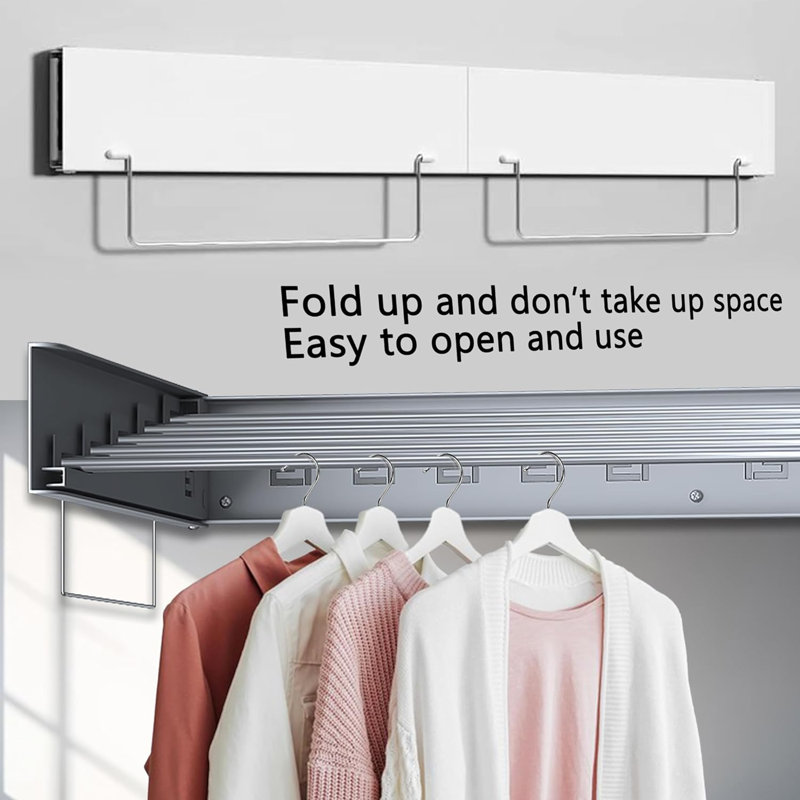 Metal Wall-Mounted Drying Rack