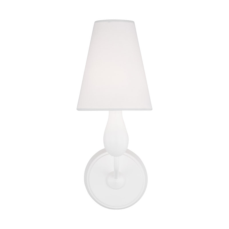 Ziba Dimmable Bath Sconce, Matte White