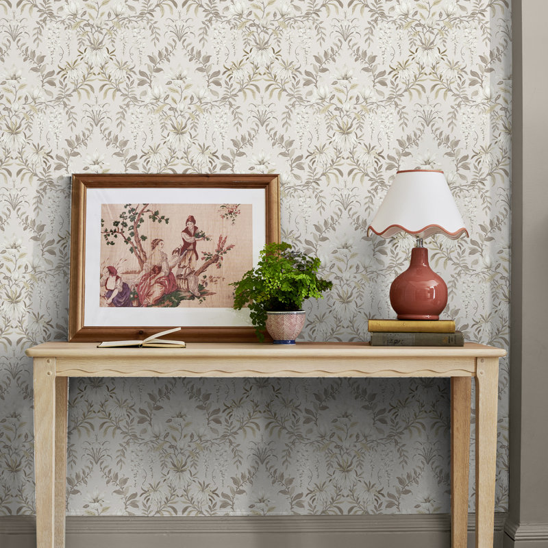 Laura Ashley Parterre Soft Natural Wallpaper