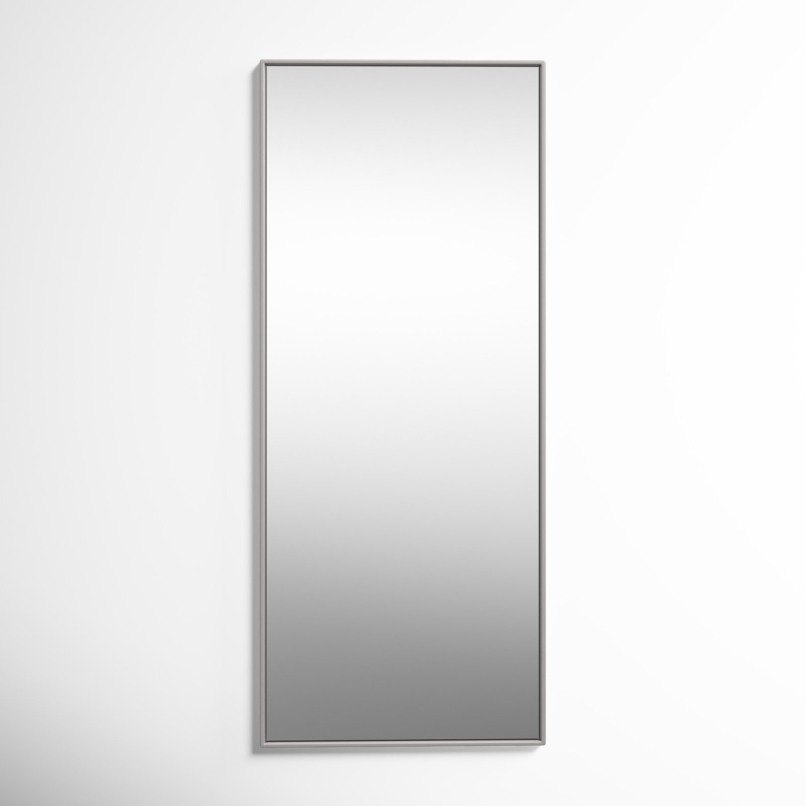 Sabine Metal Rectangle Wall Mirror, 72" x 30", Silver