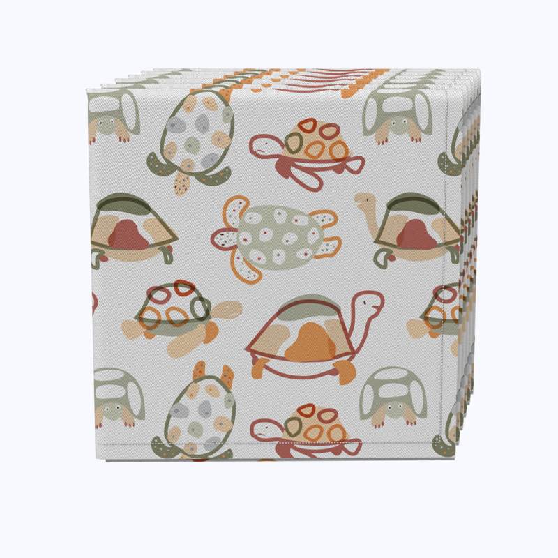 Cotton Twill No Pattern Square Napkin