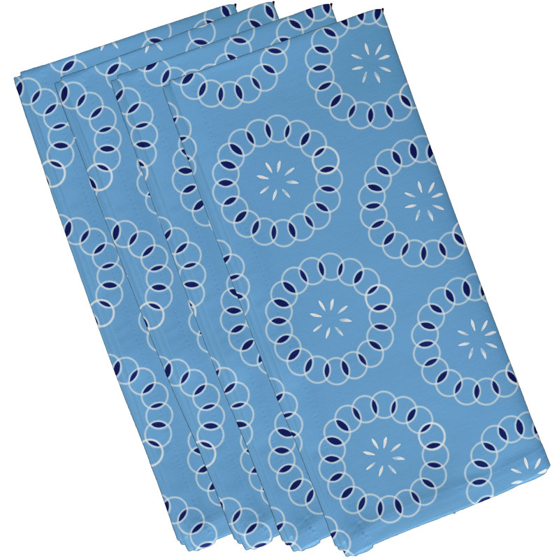 Serviette 22 po Chatou, L 18 po x L 18 po, Bleu