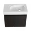 Meuble-lavabo mural avec lavabo et 2 portes-1355671826