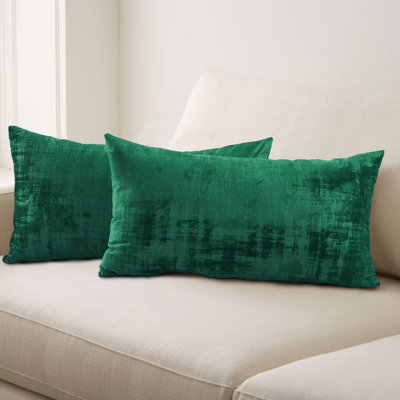 Textured Velvet Textured Rectangular Pillow Cover