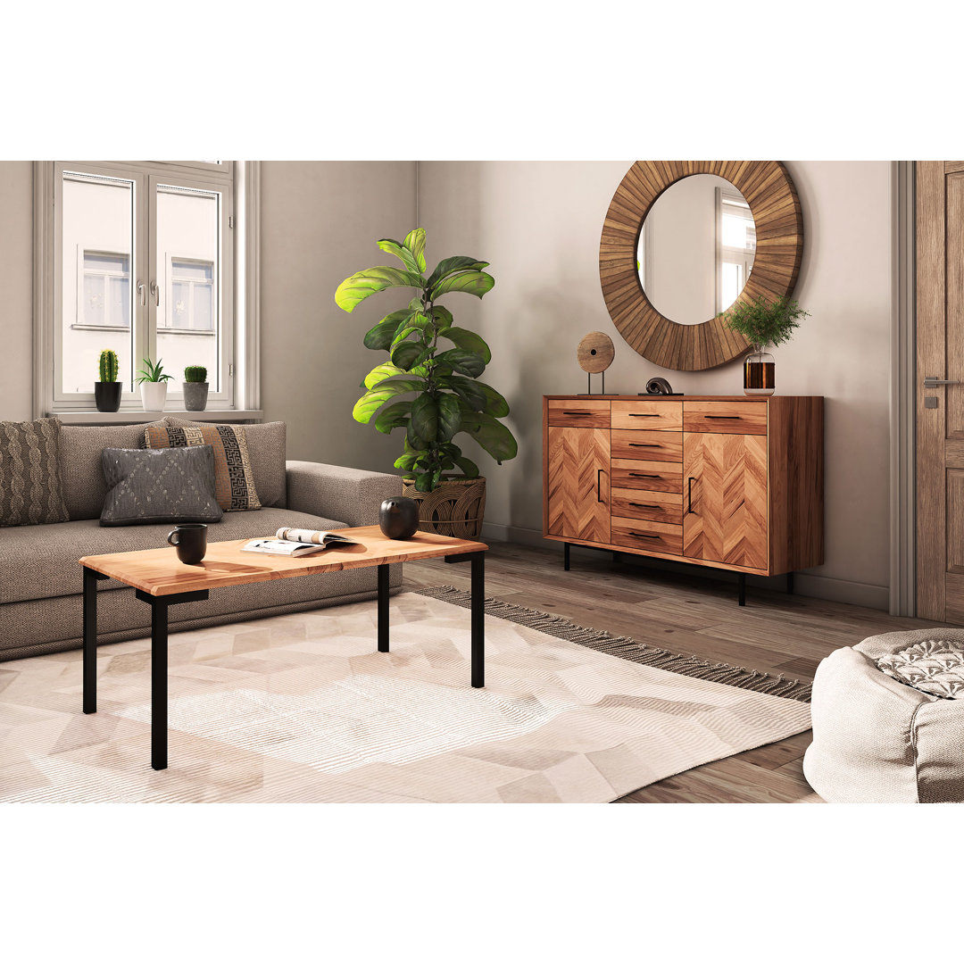 Sideboard Clemente aus Massivholz 144 cm