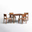 Ensemble de salle à manger en bois massif Aniek-1468842711-1468842697