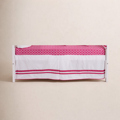 Caravella Striped Crib Dust Ruffle / Skirt