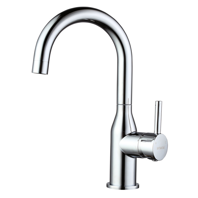 Single Hole Bathroom Faucet Single Handle Bar Faucet, Chrome