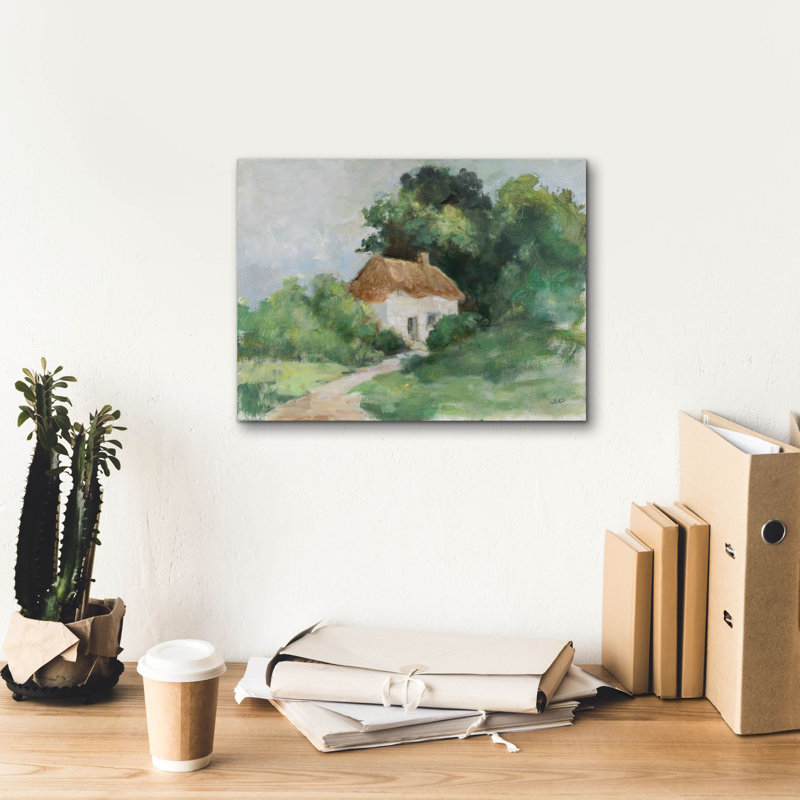 Art mural sur toile Winston Porter «Cottage Retreat» par Julia Purinton, H 12 po x l 16 po x P 0,75 po