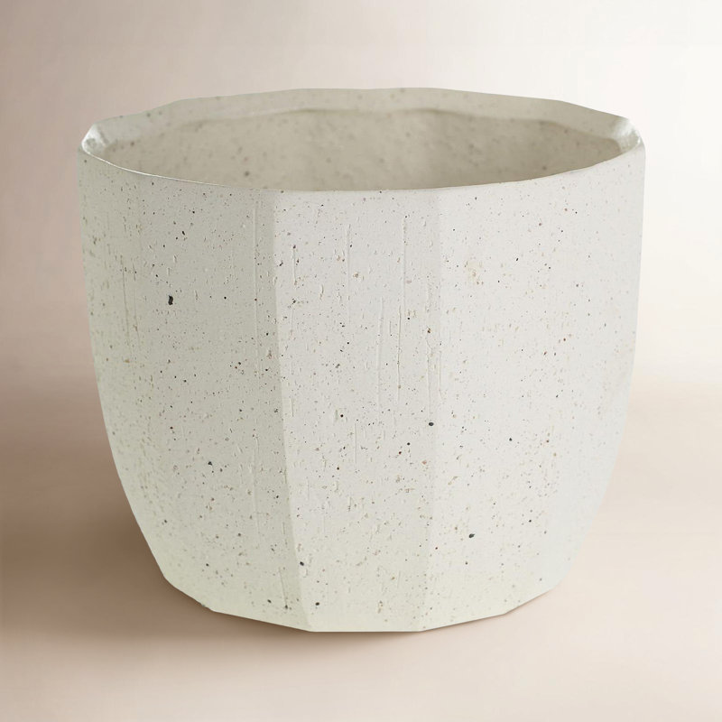 Christi Handmade Ceramic Pot Planter, 6" H x 7.5" W x 7.5" D