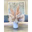 Pampas And Eucalyptus Arranged In A Ceramic Vase