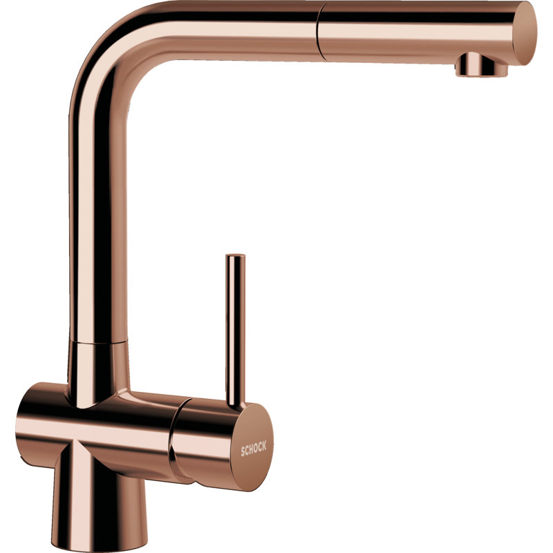 Schock Single Lever Monobloc Tap, Copper