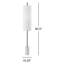 Delmare 60.5'' Matte Column Floor Lamp