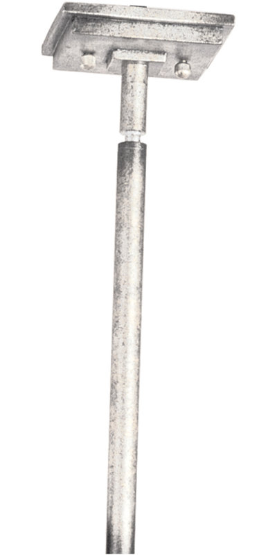 Extension de ventilateur de plafond, Petit, Argent toscan