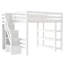 Lit mezzanine avec rangement pour lumières DEL-1538856552