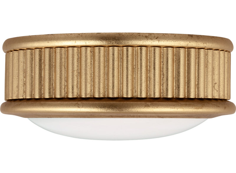 Rigsby Flush Mount, 2" H x 5" W x 5" D, Gild