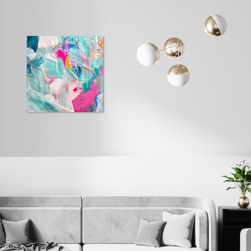 Abstrait doux-amer - impression sur toile, Toile tendue, H 20 po x l 20 po