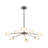 8 Heads Modern Linear Dimmable LED Chandelier 