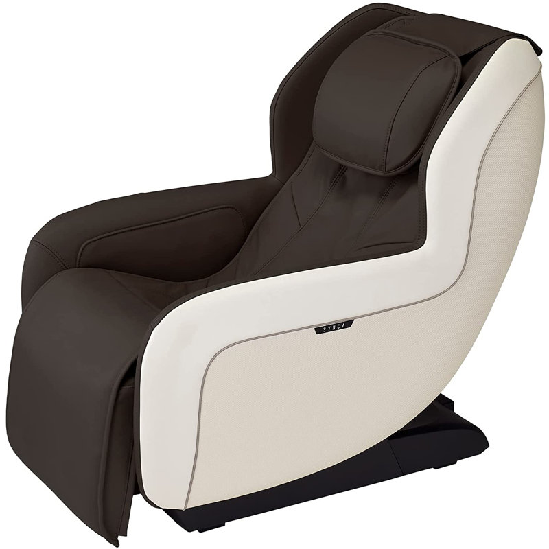 Espresso Faux Leather Heated Zero Gravity Massage Chair