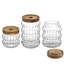 Ensemble de pots de cuisine en verre
