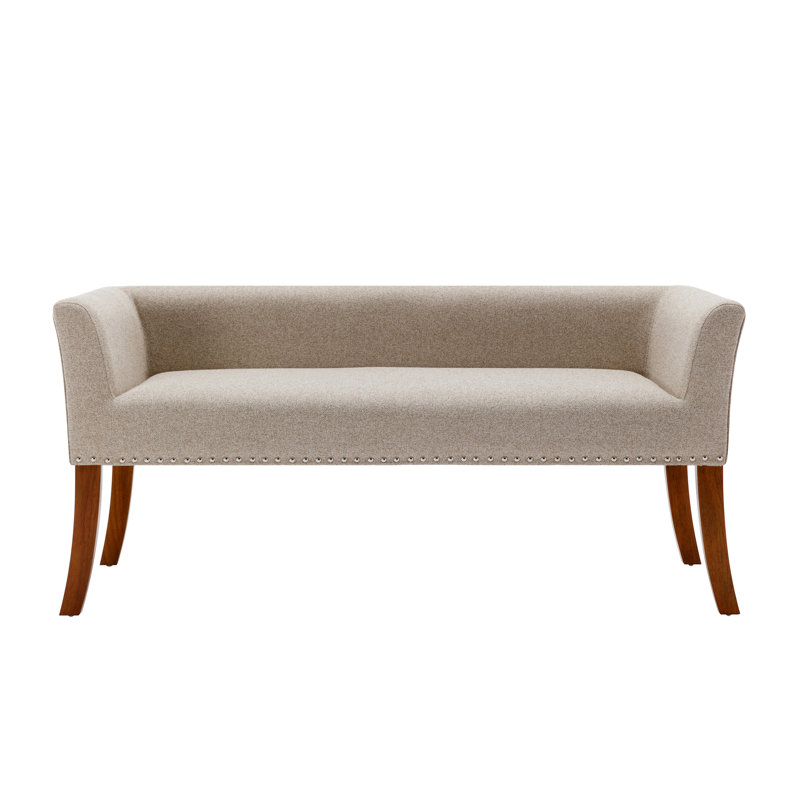 Amaiya Upholstered Bench, Beige