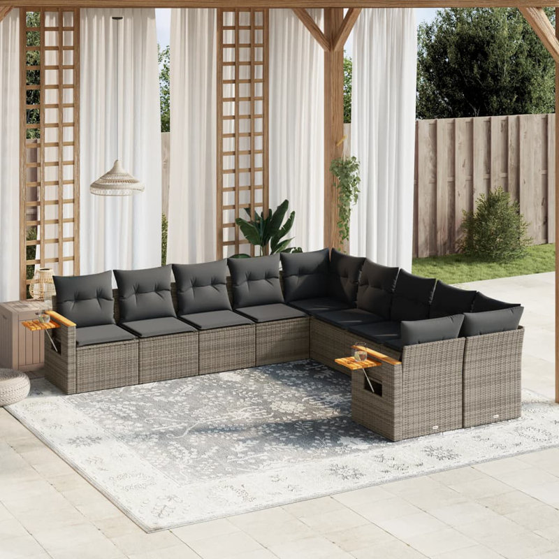 Ensemble de canapé de jardin Vidaxl