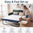 4 Inch Full Size Memory Foam Mattress Topper For Sofa Bed, sleeper sofa bad replacement with Removable Zippered Cover Compressed Packing(Sofa NOT included)-2026441275