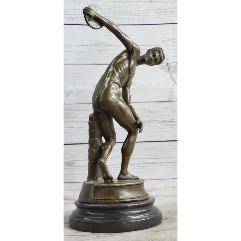 Figurine Kelsie Grand Tour Discus Thrower Discobolos Myron