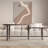Brown Finish Nesting Coffee Table with Rotating Top, Rectangular MDF and Solid Wood