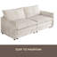 Canapé en tissu d'ameublement Corduroy-1954166093
