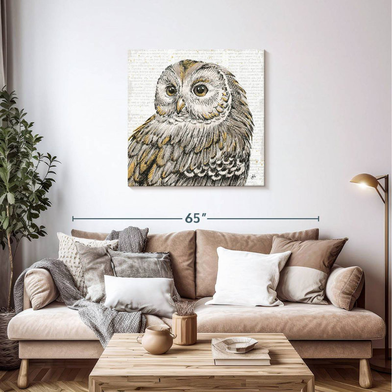 Brampt Beautiful Owls I, H 36 po x l 36 po