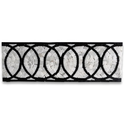 4" x 12" Marble Mosaic Sheet Wall Floor Use Tile