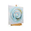 Hand -painted Gleaming Swirl Acrylic Painting