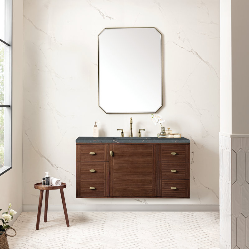 Amberly 48'' W Single Vanity, Parisien Bleu