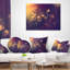 Photo rétro de pissenlit pré - coussin à imprimé floral-29598155-29598158